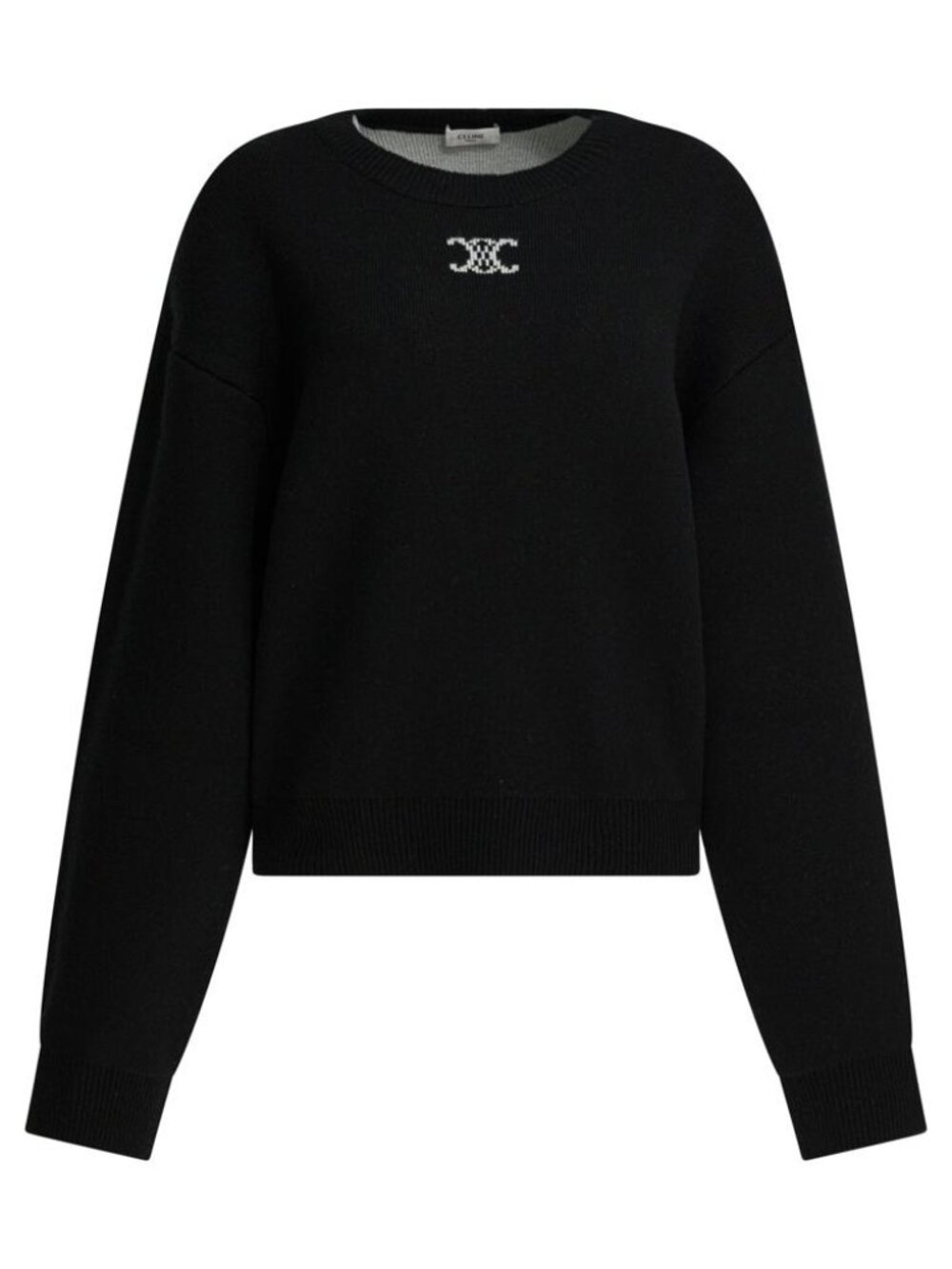 Celine Crewneck Knitwear In Cashmere Tag Size L Women